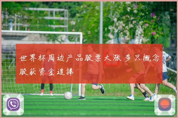世界杯周边产品股票大涨 多只概念股获资金追捧