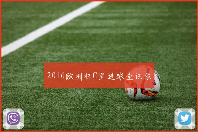 2016欧洲杯C罗进球全记录